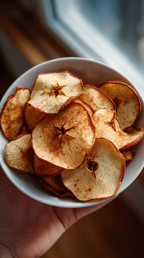 air fryer apple chips
