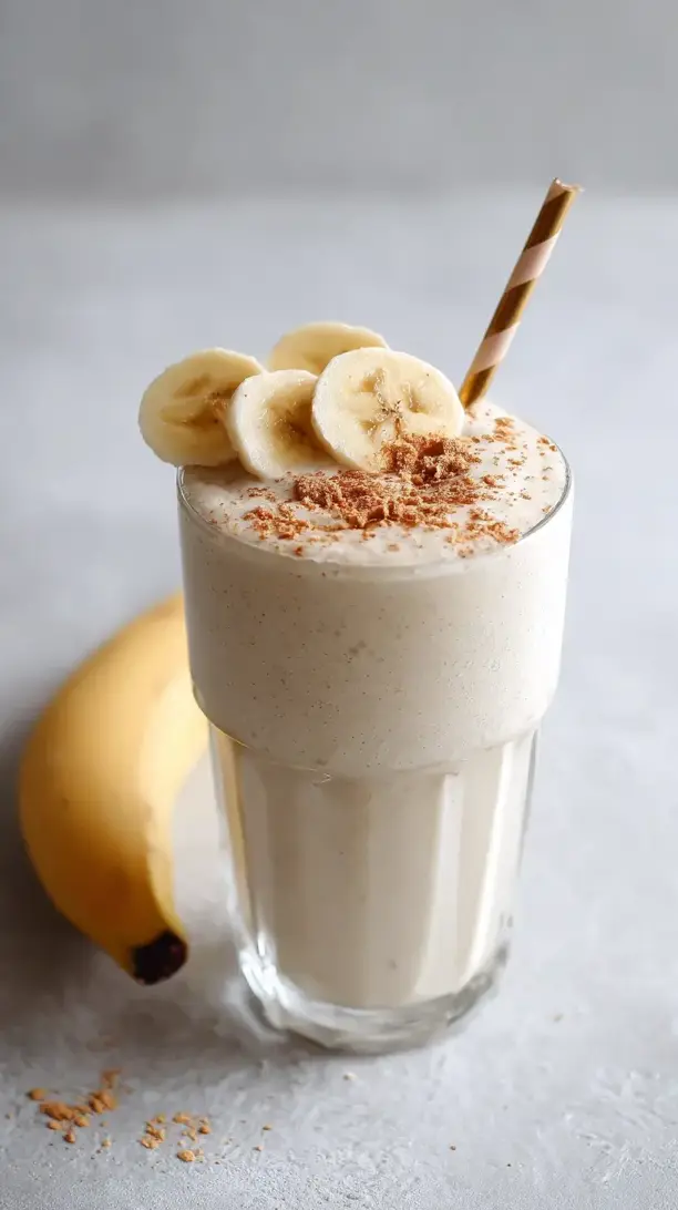 almond butter banana shake