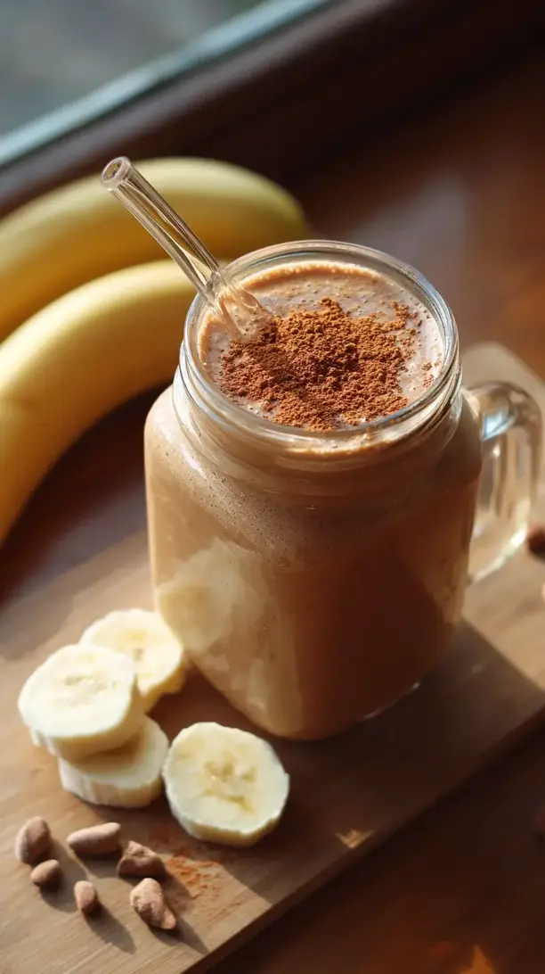 almond butter cacao smoothie