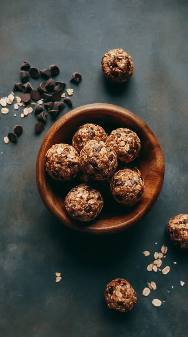almond butter cup energy balls