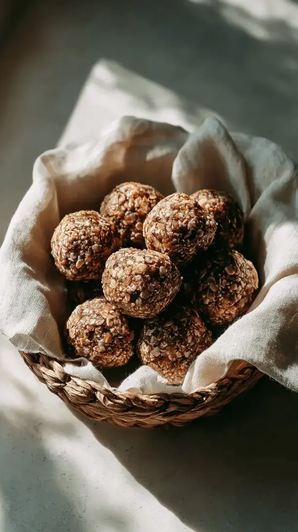 almond butter oat balls