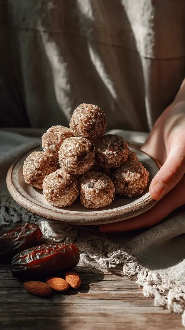 almond butter protein balls