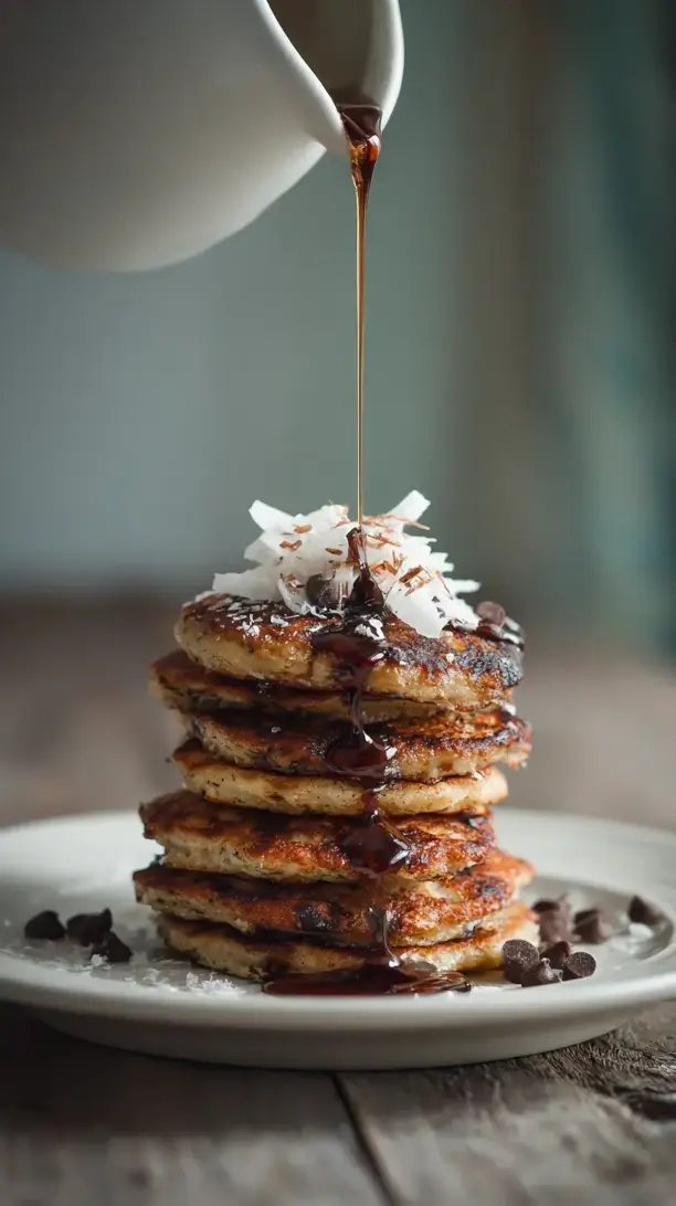 almond flour chocolate chip pancakes