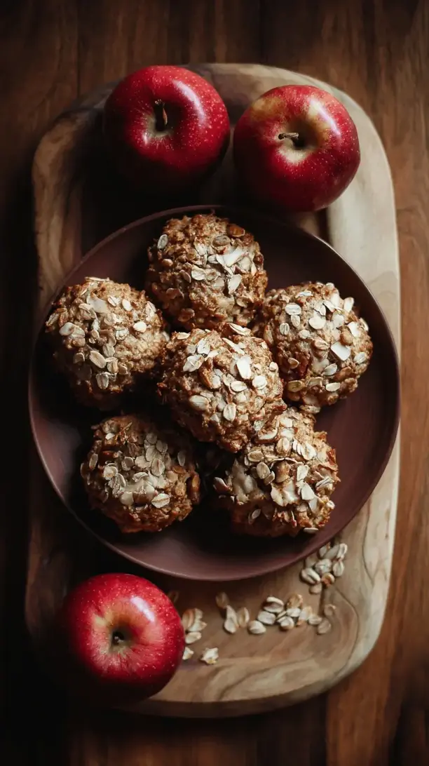 apple banana oat cookies