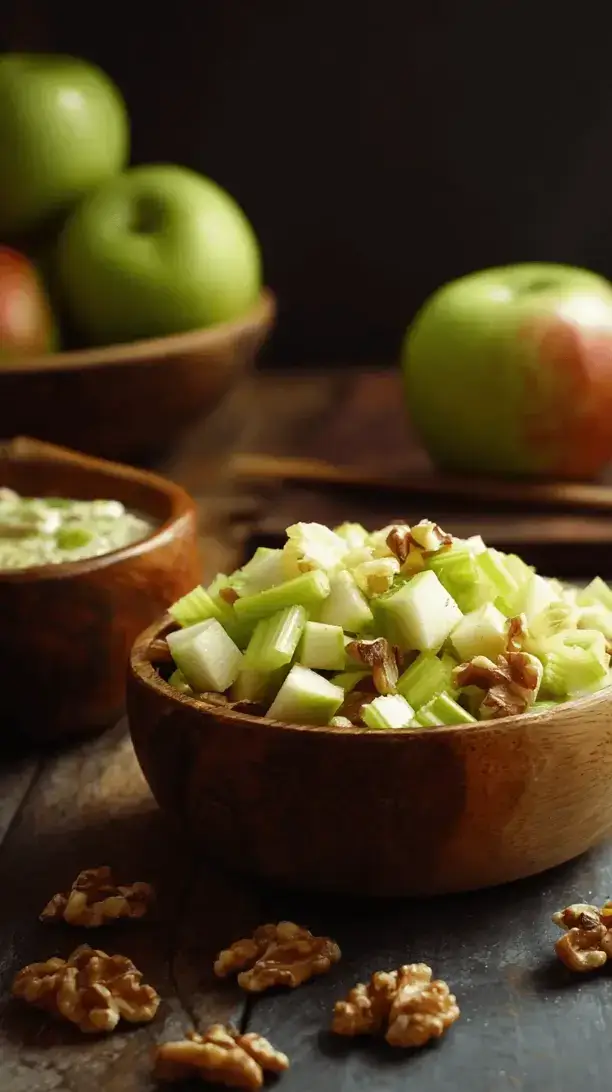apple celery waldorf salad