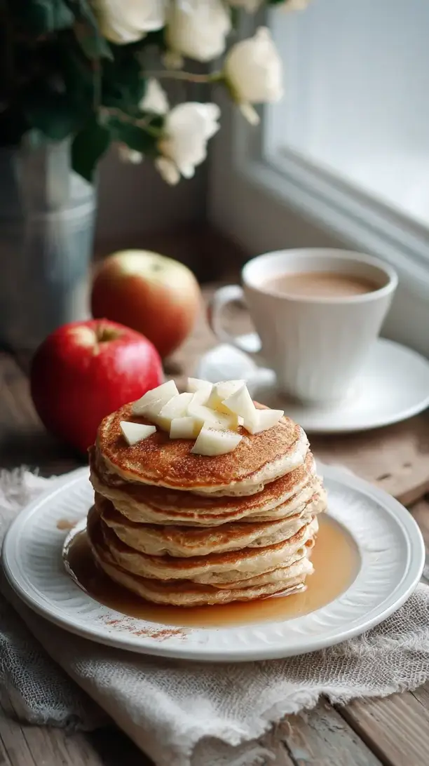 apple cinnamon pancakes