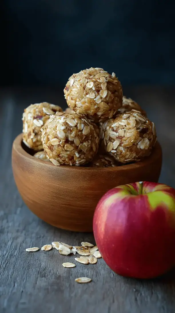 apple peanut butter energy balls
