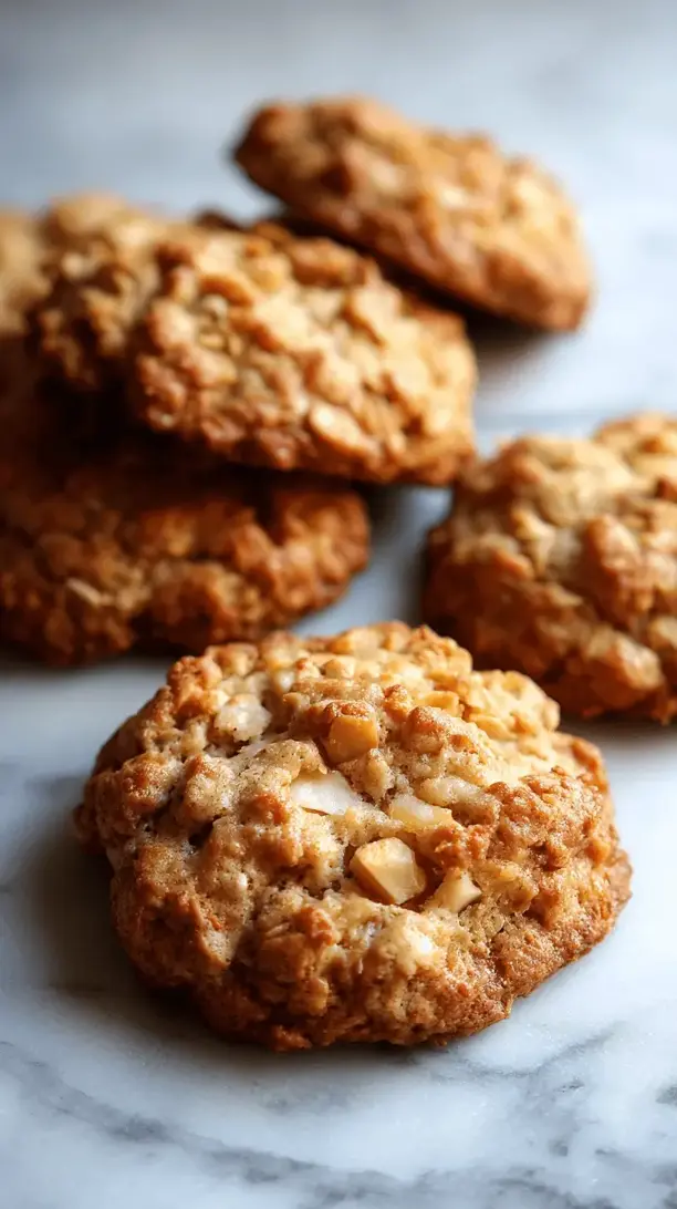 apple pie oatmeal cookies
