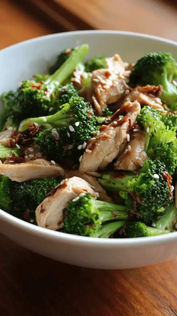 asian chicken and broccoli salad