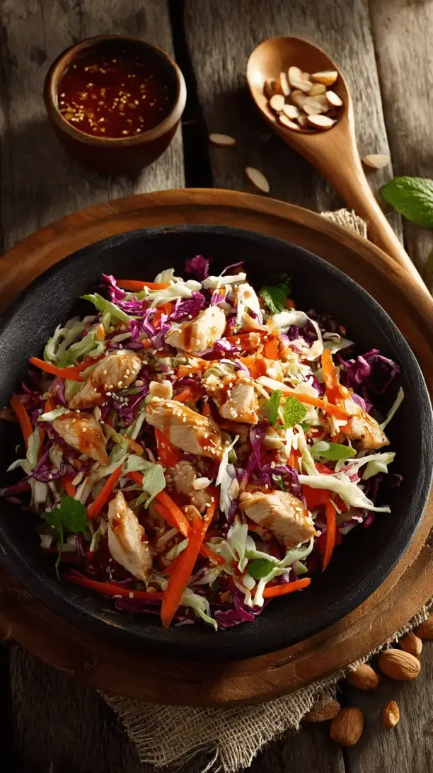 asian sesame chicken salad