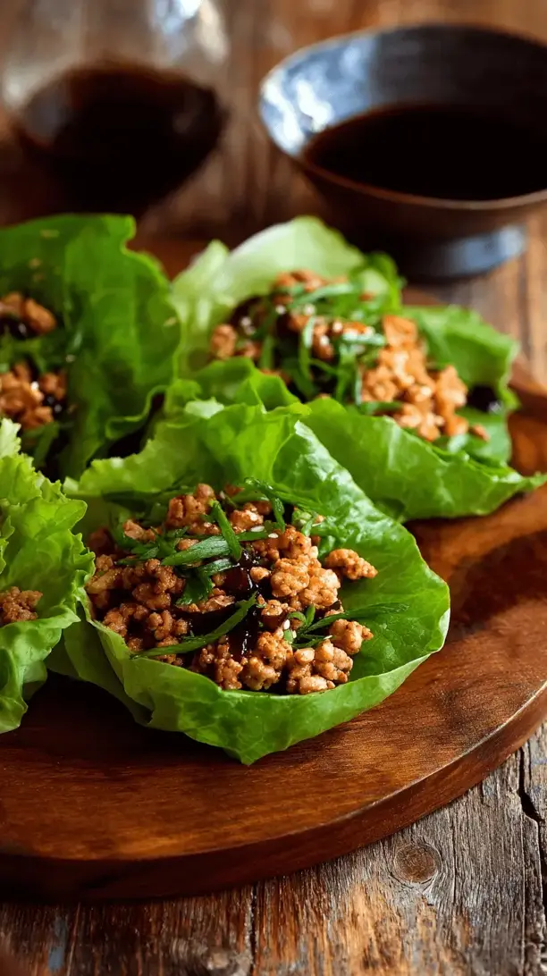 asian turkey lettuce wraps