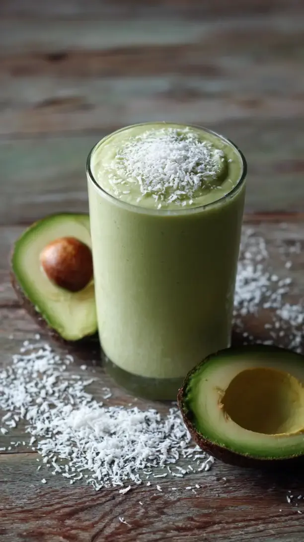 avocado coconut smoothie