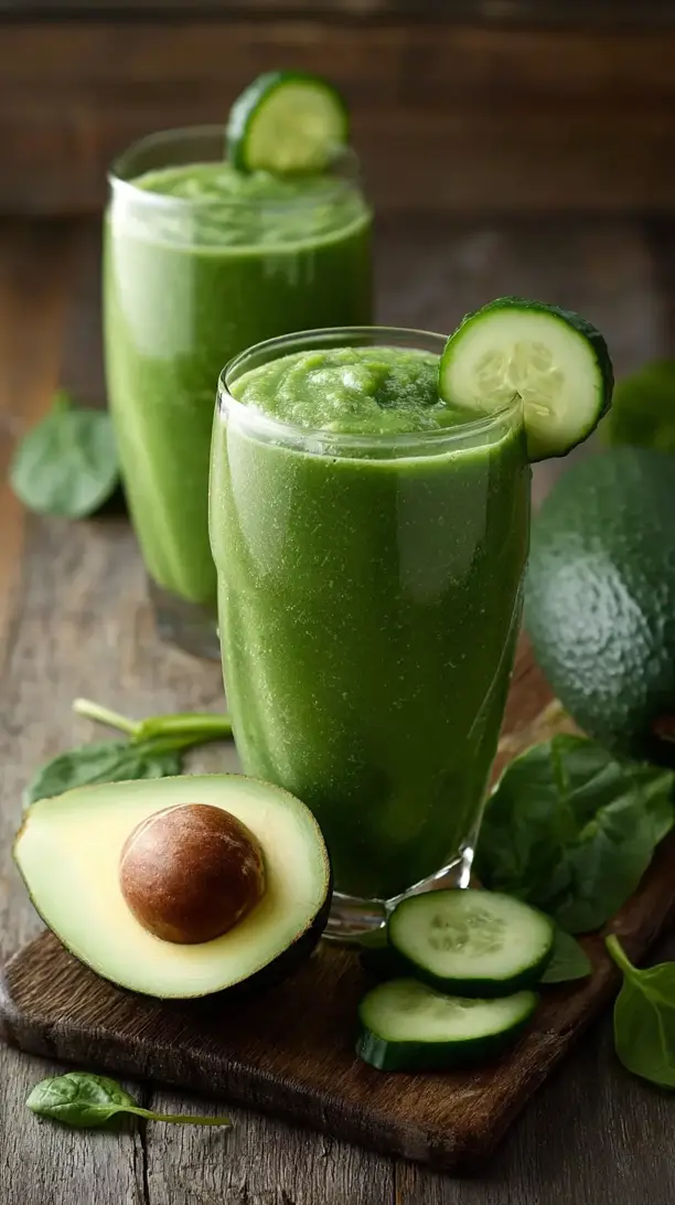 avocado cucumber smoothie