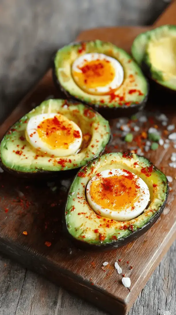 avocado egg boats