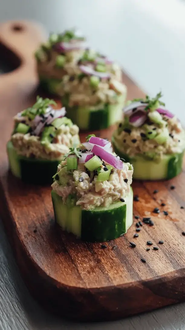 avocado tuna salad cups