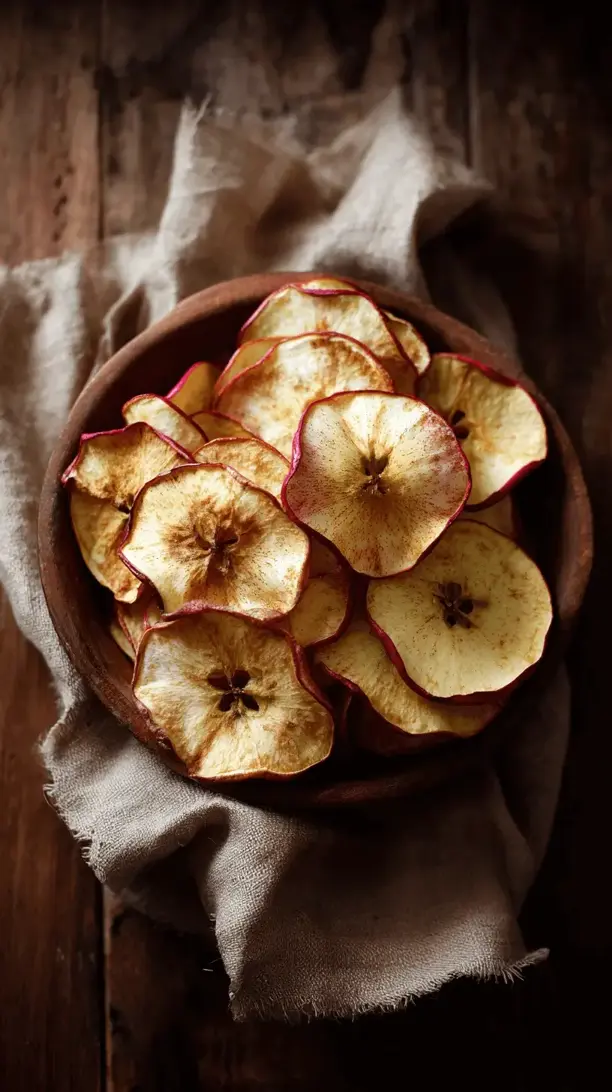 baked apple chips
