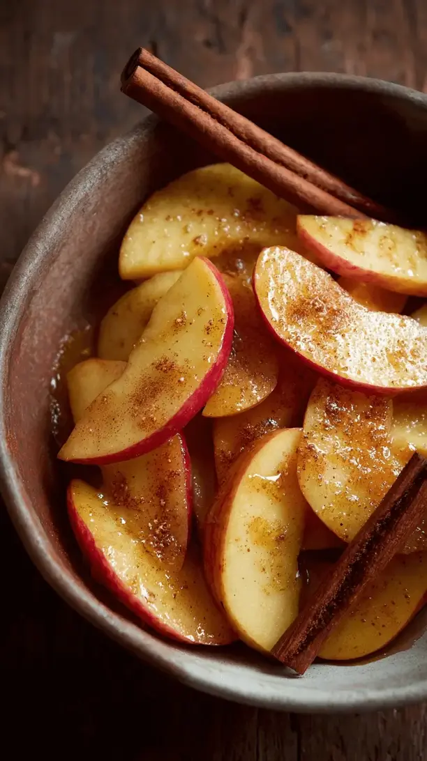 baked cinnamon apple slices