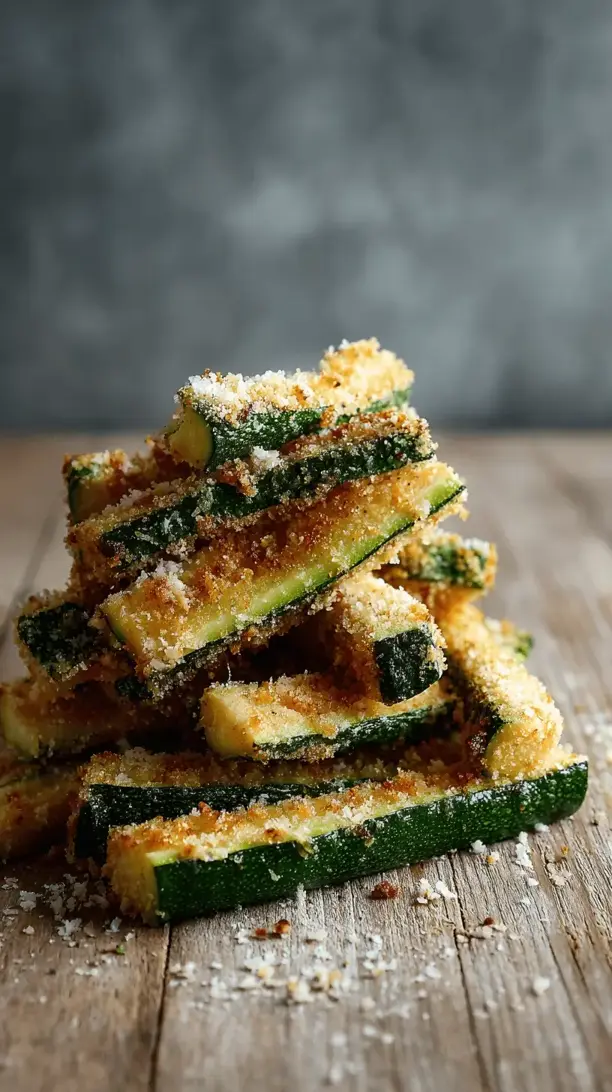 baked parmesan zucchini fries