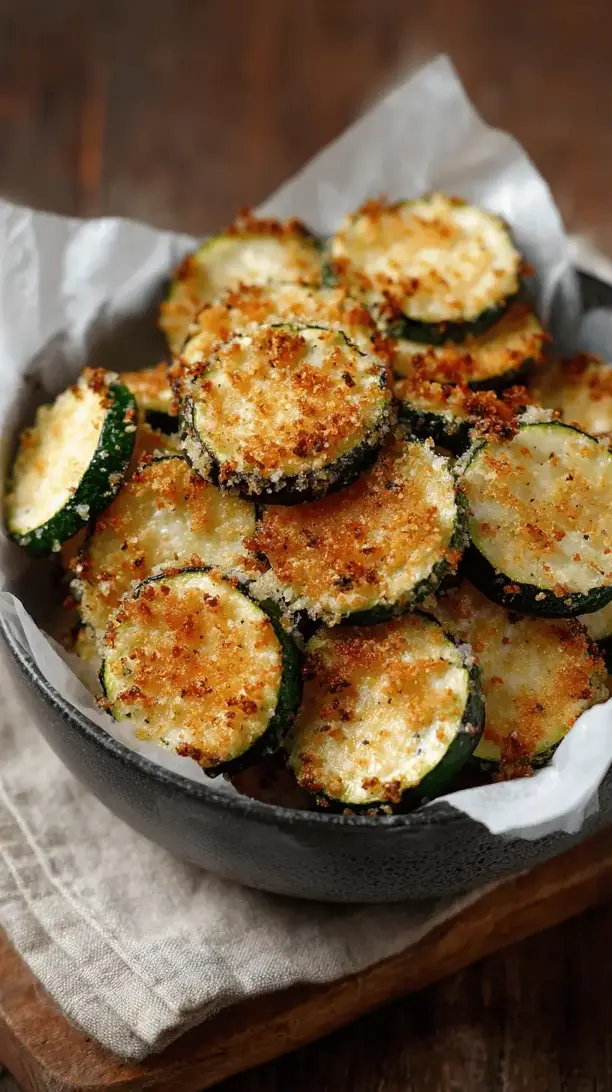 baked zucchini chips