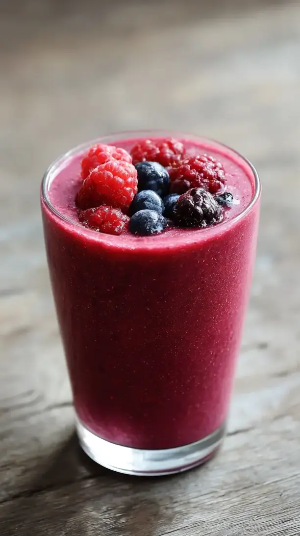beet and berry smoothie