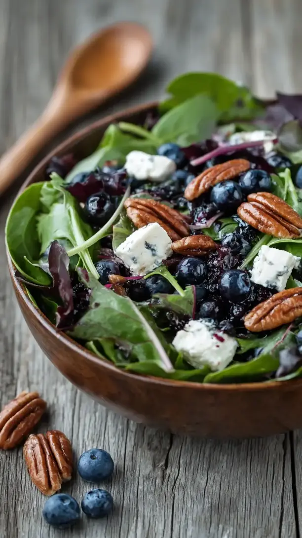 blueberry goat cheese salad