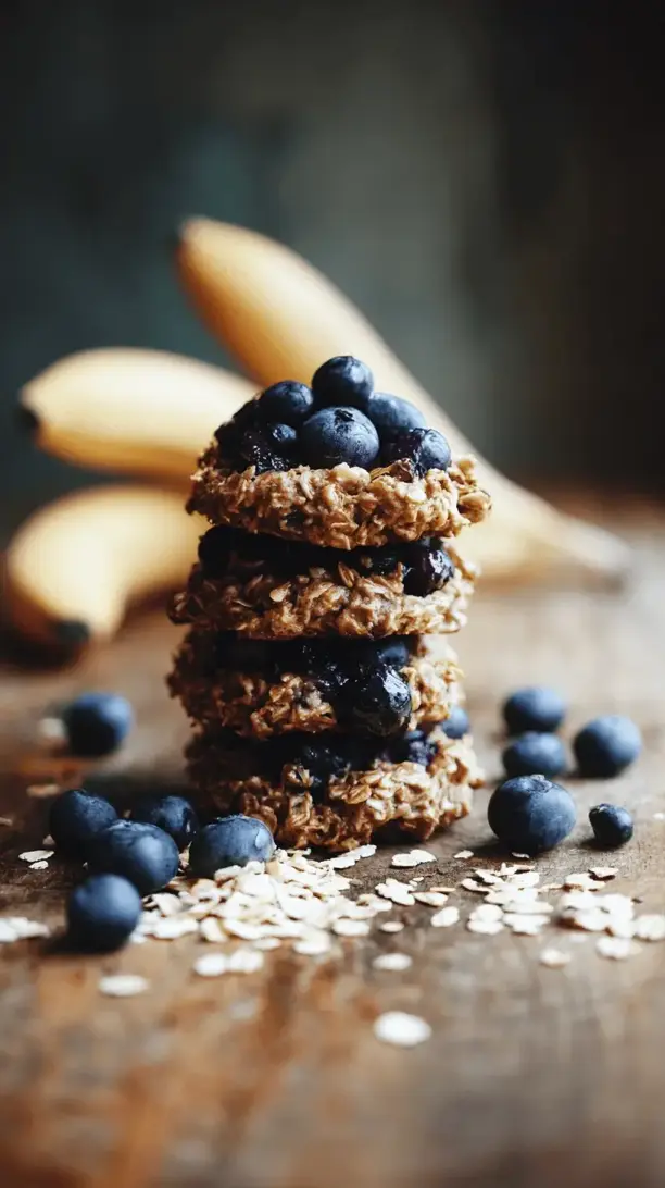 blueberry oatmeal breakfast cookies