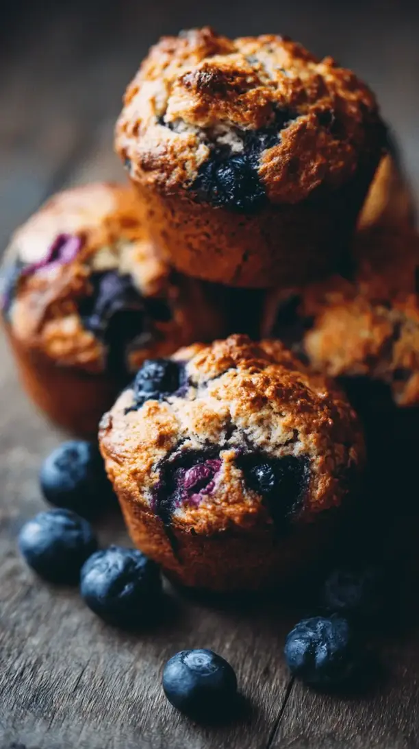 blueberry protein muffins