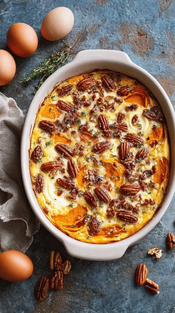 breakfast sweet potato casserole