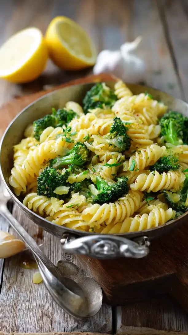 broccoli lemon garlic pasta