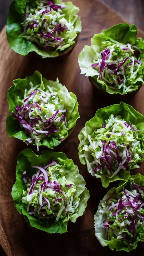 brussels sprouts slaw cups