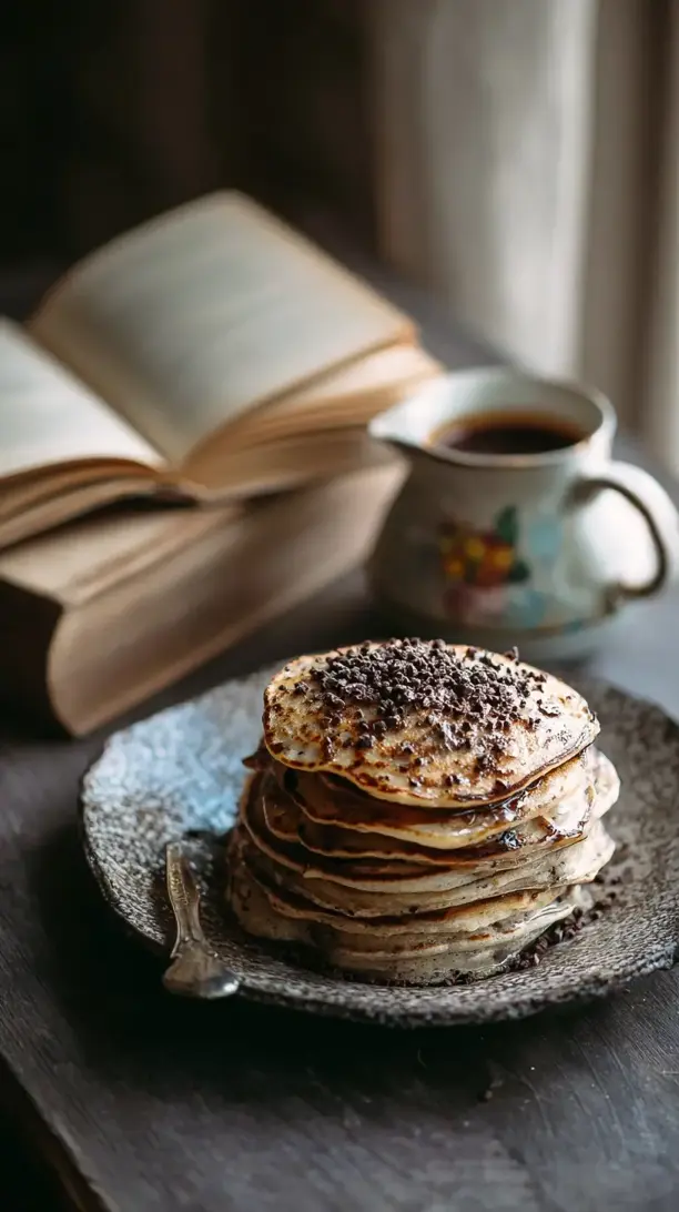 cacao nib pancakes