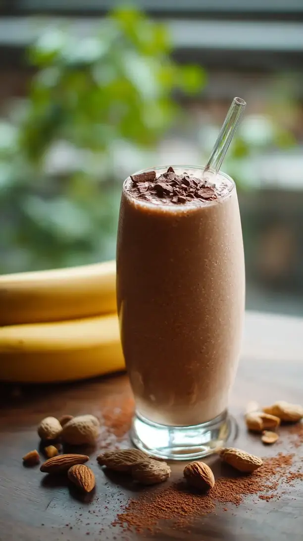 cacao peanut butter smoothie