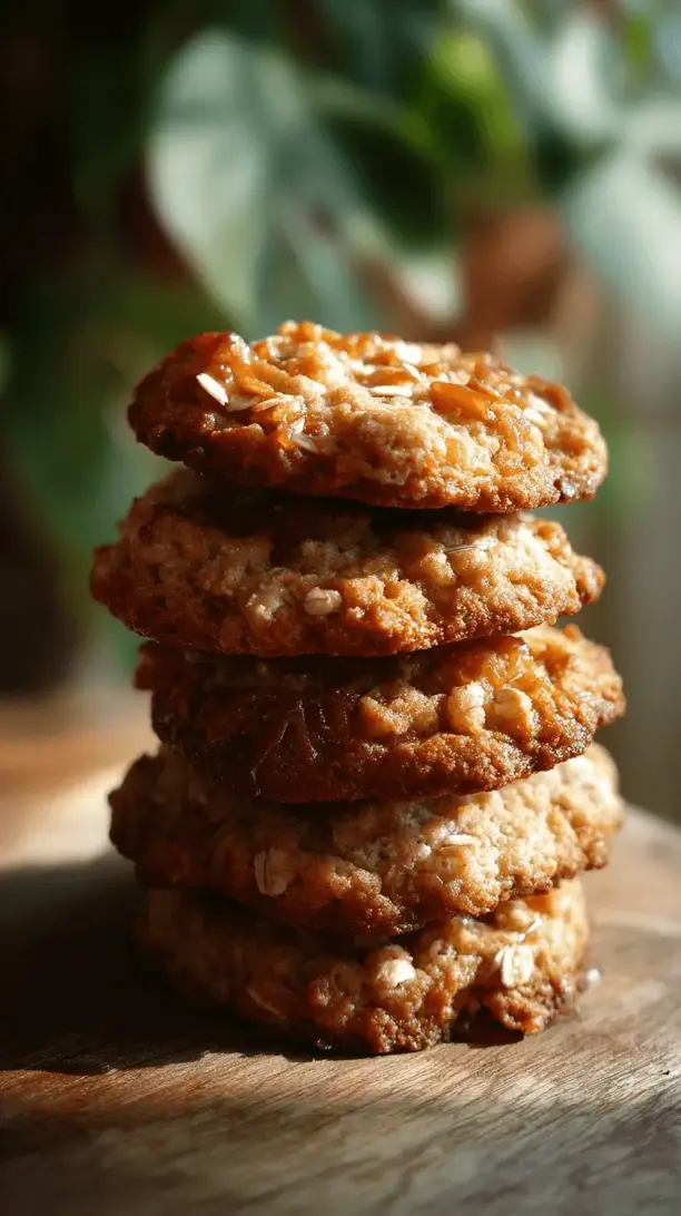 caramel apple oat cookies
