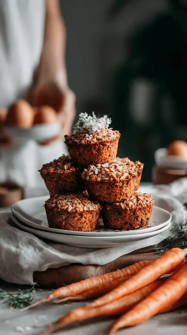 carrot cake oatmeal cups