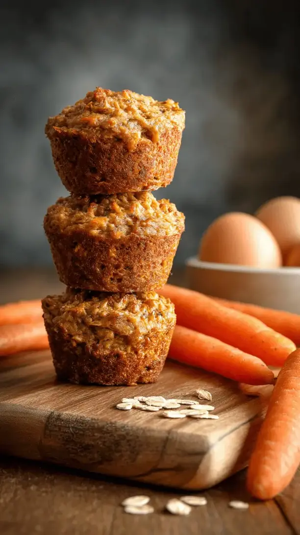 carrot cake protein muffins