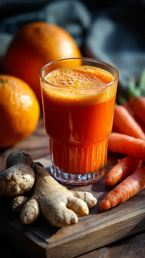 carrot orange ginger juice