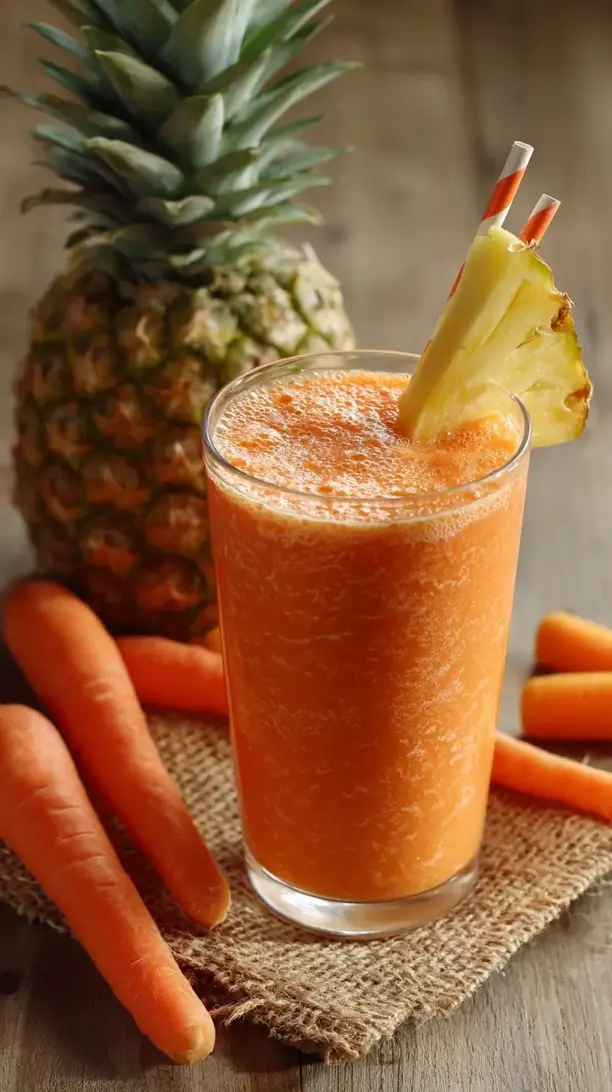 carrot pineapple smoothie