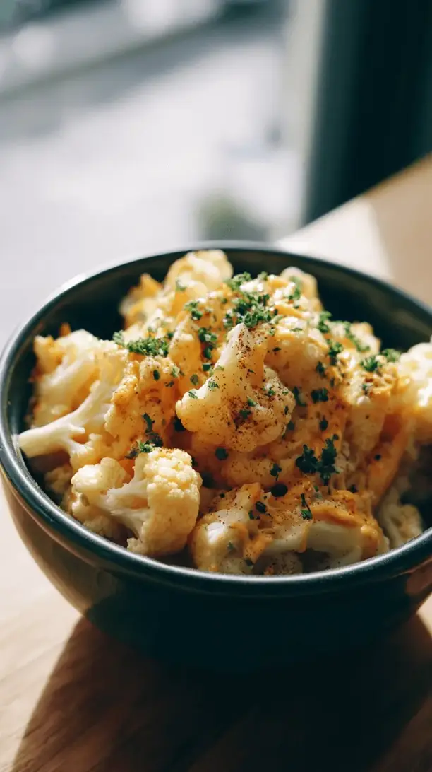 cauliflower mac and cheese