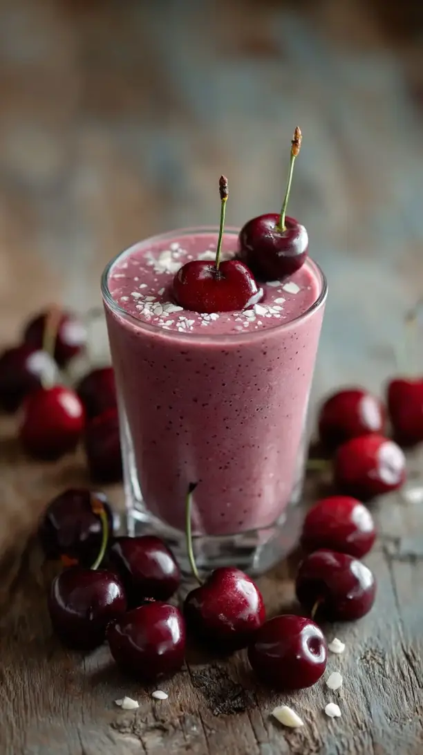 cherry vanilla smoothie