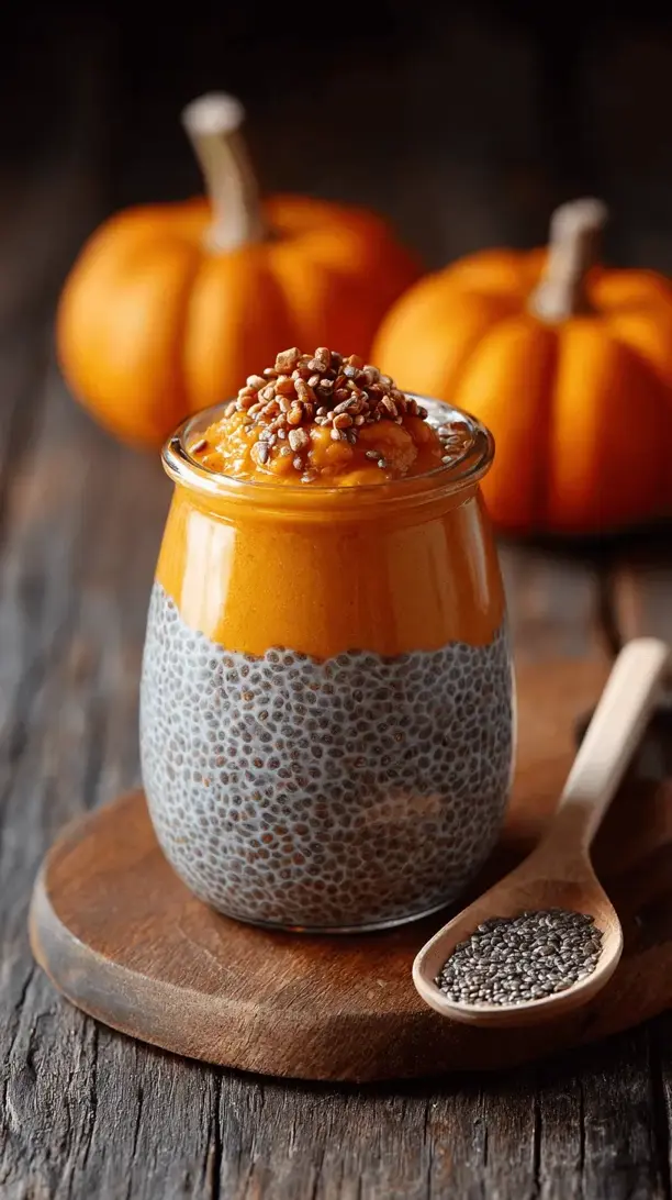 chia seed pumpkin pudding