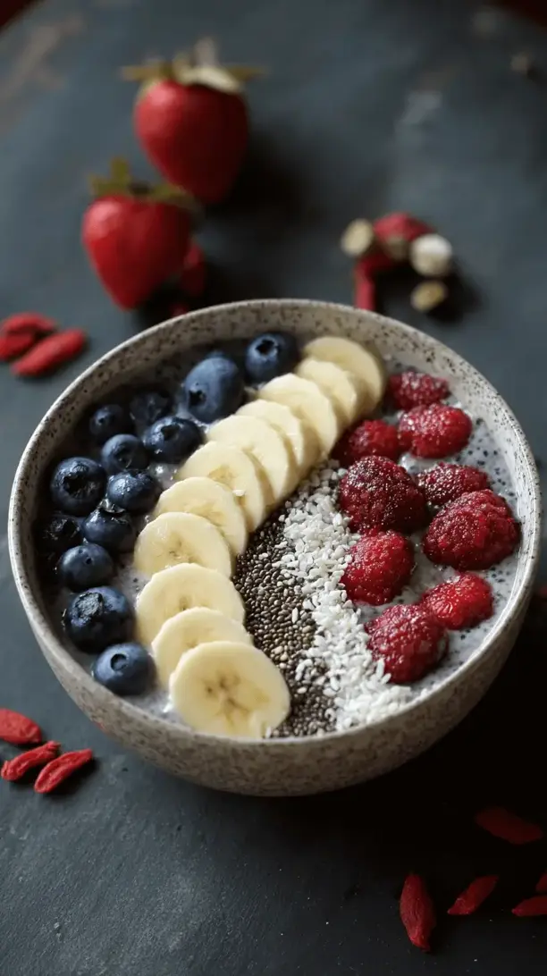 chia seed smoothie bowl