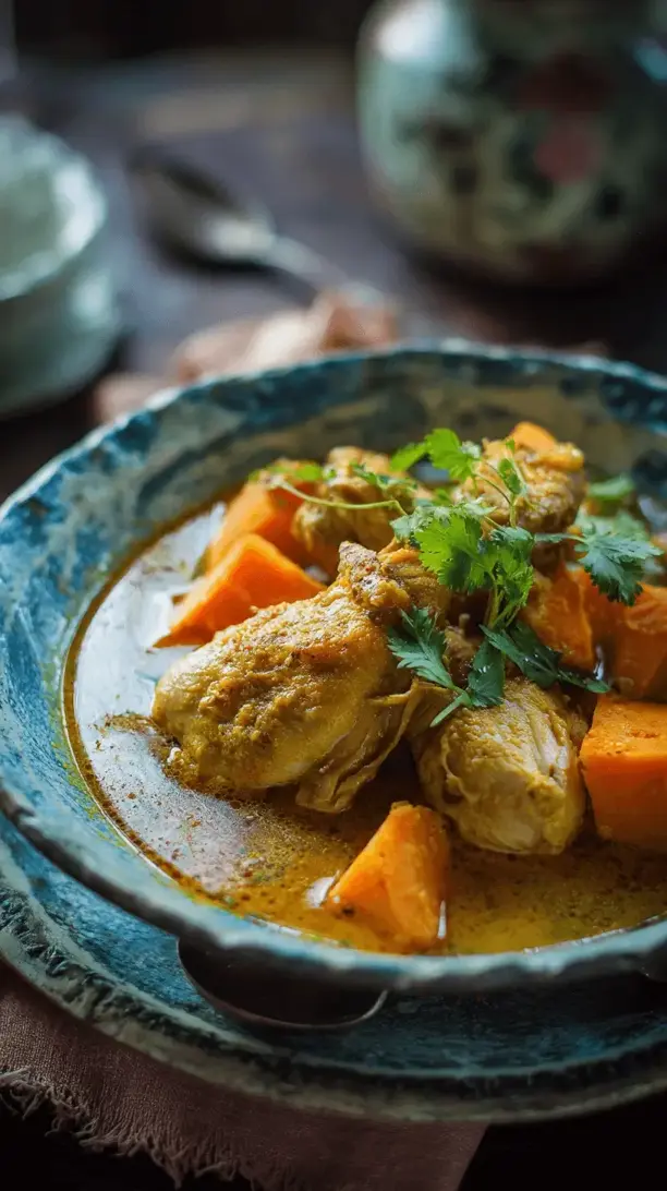 chicken and sweet potato curry