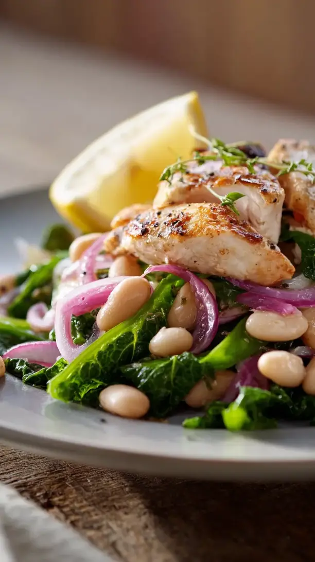 chicken and white bean salad