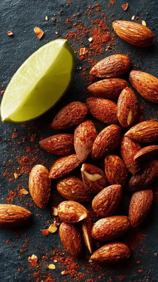 chili lime roasted almonds