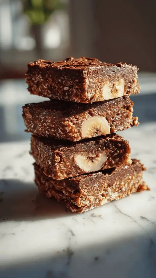 chocolate banana protein bars