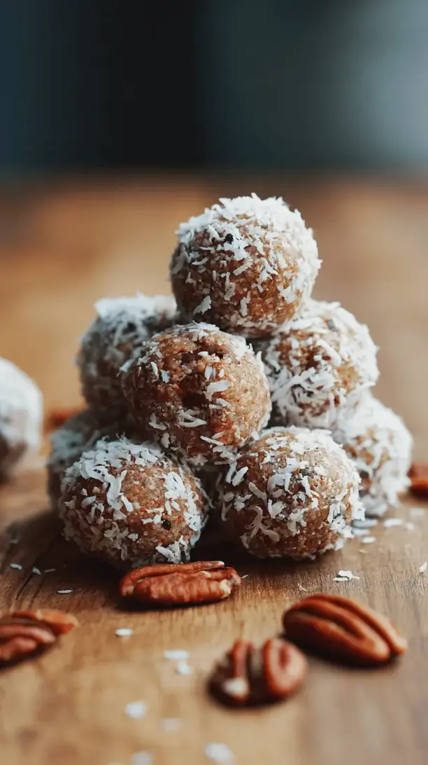 cinnamon coconut energy balls
