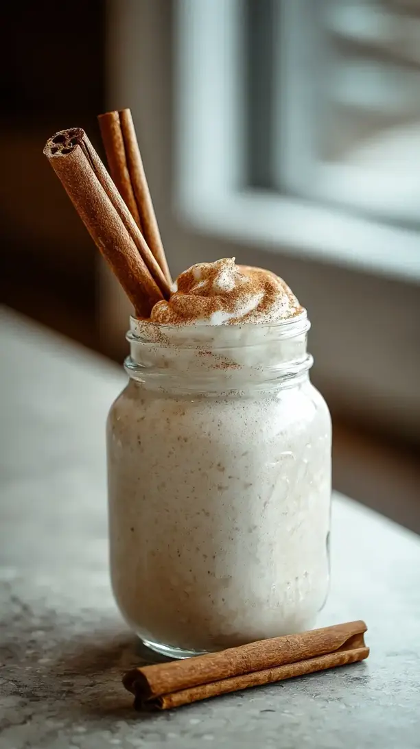 cinnamon roll protein shake
