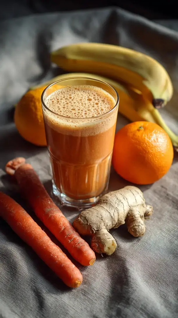 citrus carrot ginger smoothie