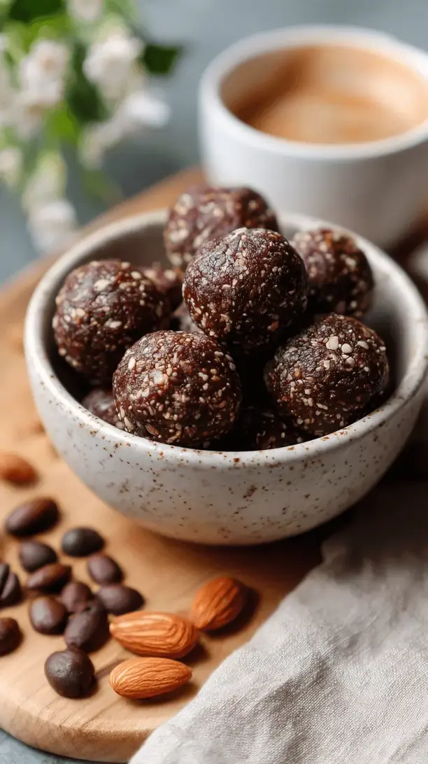 cocoa espresso energy balls
