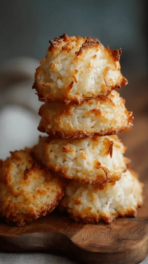 coconut almond macaroon cookies